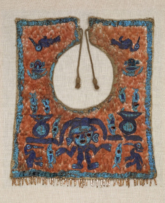 Peru-north-coast-Chim-culture-Featherwork-neckpiece-Late-Intermed-painting-artwork-print.jpg